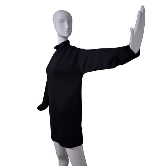 Zara Women's size Small Oversized Mini  Whimsigoth Witchcore Mock Sweater Dress - Picture 1 of 12